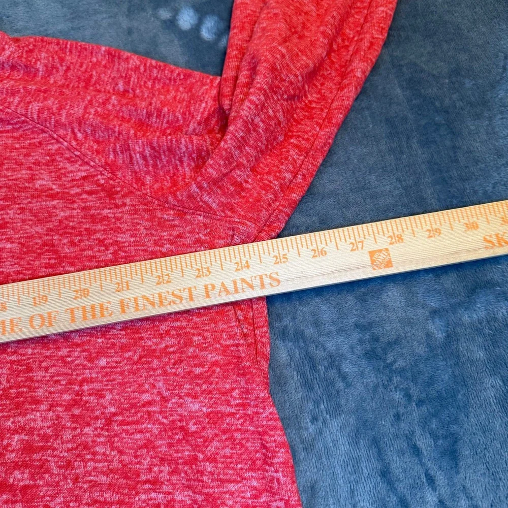 Buffalo‎ David Bitton Sweatshirt Womens XXL Red Heather Raglan Knit Pullover
